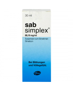 SAB SIMPLEX 69,19 mg/ml suspensija iekšķīgai lietošanai, 30ml