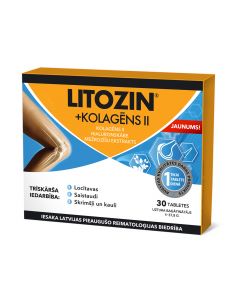  LITOZIN + KOLAGĒNS II tabletes N30