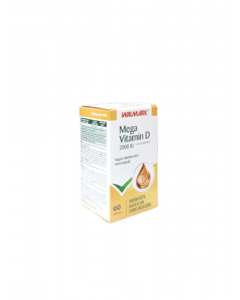 WALMARK Mega Vitamin D 2000 IU - uztura bagātinātājs, 60 kapsulas