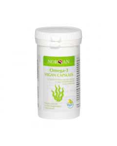 NORSAN Omega-3 Vegan kapsulas, N80