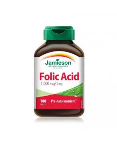 JAMIESON Folic Acid 1mg folskābe, N100