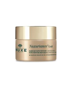 NUXE Nuxuriance Gold Barojošs-nostiprinošs, maksimāli pret novecošanos aizsargājošs nakts balzams 50 ml