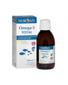 NORSAN OMEGA-3 TOTAL ar citronu garšu, 200ML