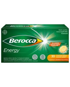 BEROCCA Energy putojošās tabletes, N30