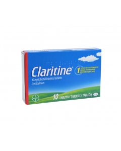 CLARITINE 10 mg tabletes, N10