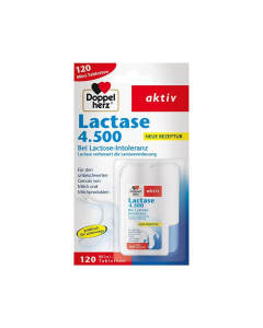 DOPPELHERZ Aktiv Lactase 4.500 tabletes N120