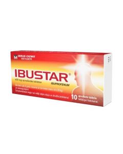 IBUSTAR 400 mg apvalkotās tabletes, N10