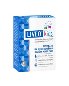 LIVEO KIDS pienskābo un bifidobaktēriju komplekss, N8