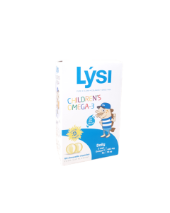 LYSI Children's Omega - 3  uztura bagātinātājs, košļājamas kapsulas, N60 