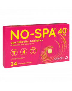 NO-SPA 40 mg apvalkotās tabletes, N24