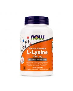 NOW L-Lysine 1000 mg tabletes, N100