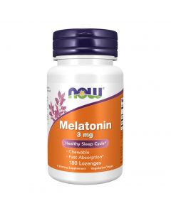 NOW Melatonin 3 mg pastilas, N180