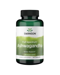 SWANSON Ashwagandha 400mg kapsulas, N100