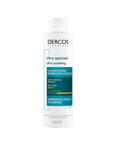 VICHY Dercos Ultra Soothing nomierinošs šampūns sausiem matiem, 200ml