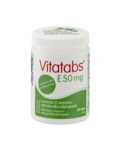 HKK Vitatabs E-50 mg kapsulas, N60