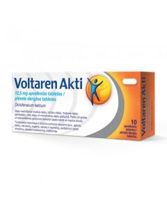 VOLTAREN Akti 12,5 mg apvalkotās tabletes, N10