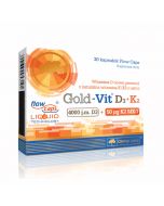 OLIMPLABS Gold D3+K2 vitamīns kapsulas, N30