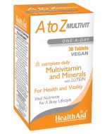 HealthAid A to Z Multivit tabletes, N30