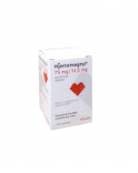 HJERTEMAGNYL 75 mg/10,5 mg apvalkotās tabletes, N100
