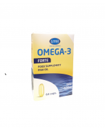 LYSI Omega-3 Forte - uztura bagātinātājs, 64 kapsulas