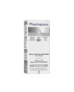PHARMACERIS W Albucin SPF50+ dienas krēms, 30 ml