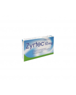 ZYRTEC 10 mg apvalkotās tabletes, N10