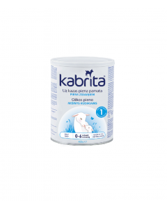 KABRITA 1 Gold - mākslīgais piena maisījums uz kazas piena bāzes zīdaiņiem no 0 līdz 6 mēnešu vecumam, 400g