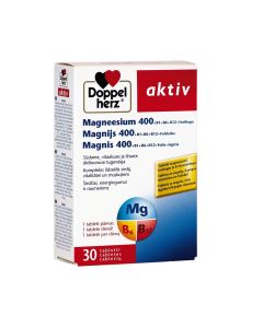 DOPPELHERZ® aktiv Magnijs 400 tabletes, N30