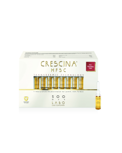CRESCINA Transdermic ampulas matu augšanai vīriešiem, intensitāte 500, N20