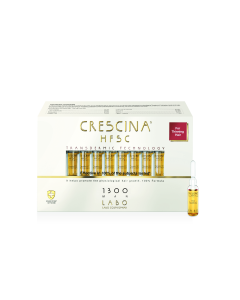 CRESCINA Transdermic ampulas matu augšanai vīriešiem, intensitāte 1300, N20
