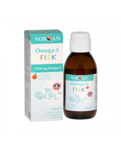 NORSAN OMEGA-3 Kids eļļa ar apelsīnu garšu, 150ml