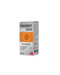 COLDISEPT nanoSILVER ausu pilieni, 15ml