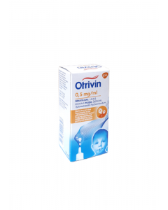 OTRIVIN 0,5 mg/ml deguna pilieni, 10ml