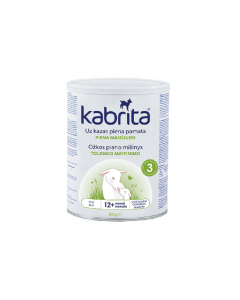 KABRITA Gold 3 - sausais kazas piena dzēriens bērniem no 1 gada vecuma, 800g