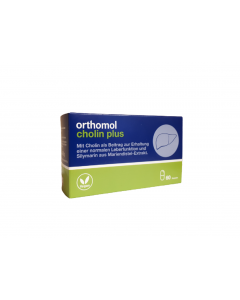 ORTHOMOL Cholin Plus, uztura bagātinātājs, 60 kapsulas
