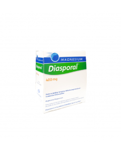 MAGNESIUM Diasporal 400 mg pulveris iekšķīgi lietojama šķīduma pagatavošanai, N20