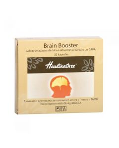 Healinature Brain Booster 0,51 g cietā želatīna kapsulas, N32