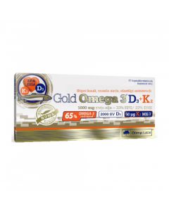 OLIMPLABS Gold Omega-3 D3+K2 kapsulas, N30