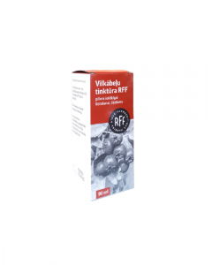 VILKĀBEĻU tinktūra RFF, pilieni iekšķīgai lietošanai, šķīdums, 90ml