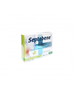 SEPTABENE ar citronu un plūškoku 3 mg/1 mg sūkājamās tabletes, N16