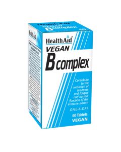 HEALTHAID Vegan B Complex tabletes, N60
