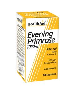 HealthAid Evening Primrose 1000mg mīkstās kapsulas, N60