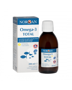 NORSAN OMEGA-3 TOTAL ar citronu garšu, 200ML