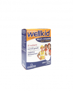 WELLKID uztura bagātinātājs bērniem, 30 košļājamās tabletes