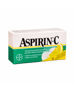 ASPIRIN-C 400 mg /240 mg putojošās tabletes, N10