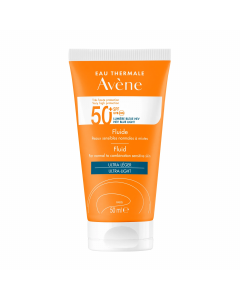 AVÈNE Sun SPF50+ aizsarglīdzeklis fluīds ar toni, 50ml