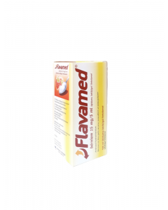 FLAVAMED bērniem 15 mg/5 ml šķīdums iekšķīgai lietošanai, 100ml
