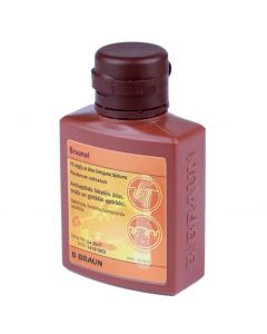 BRAUNOL 75mg/g antiseptisks līdzeklis ādai brūču apstrādei, 100ml
