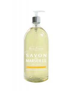 BEAUTERRA Saldo mandeļu-alvejas Marseļas šķidrās ziepes, 1L