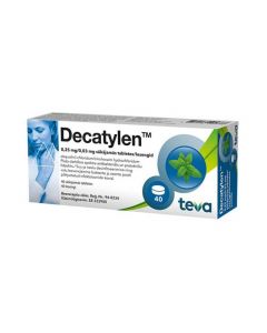 DECATYLEN 0,25mg/0,03mg sūkājamās tabletes N40